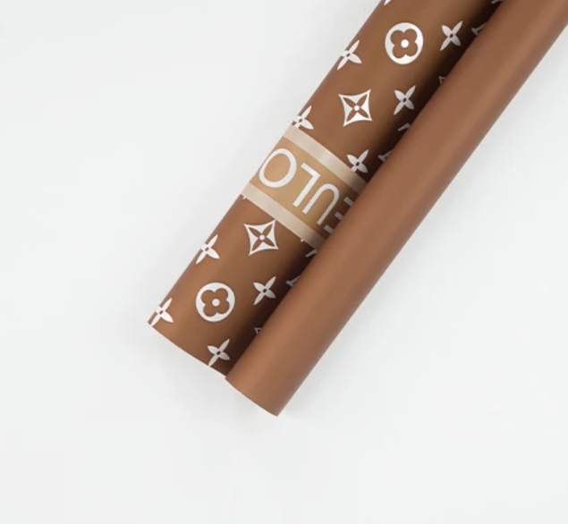 LV Luxury Floral Wrapping Paper
