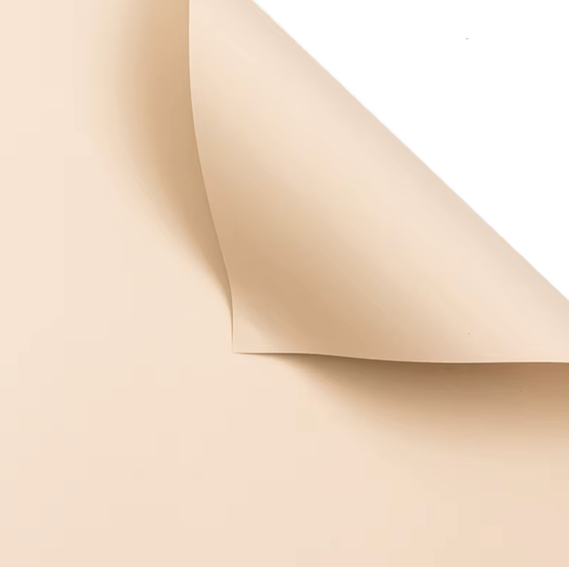 Solid Color Floral Wrapping Paper