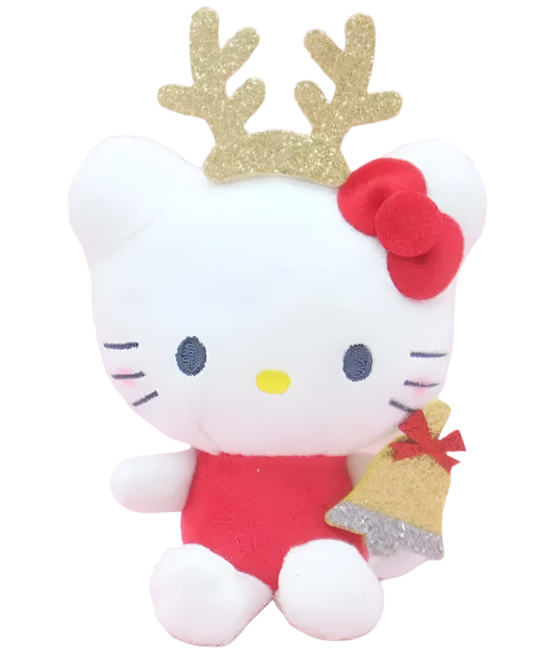 Peluches navideños de Hello Kitty
