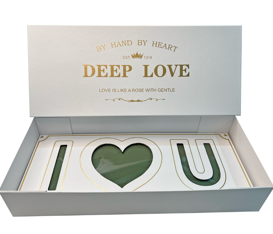 Cajas florales "Te amo"