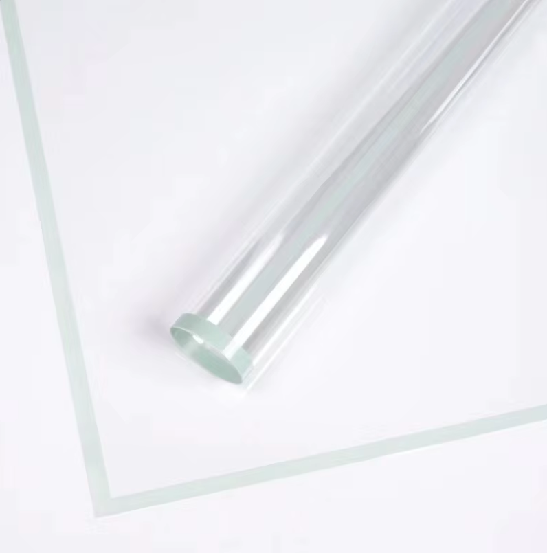 Colored Border Transparent Floral Wrapping Paper