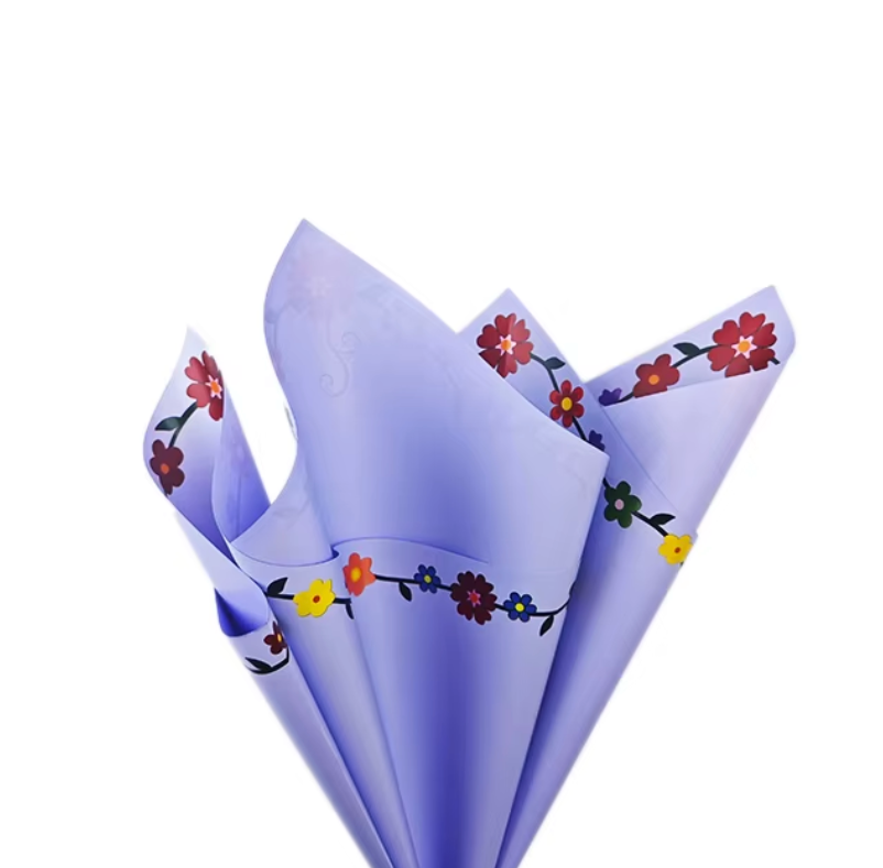 Flower Color Floral Wrapping Paper