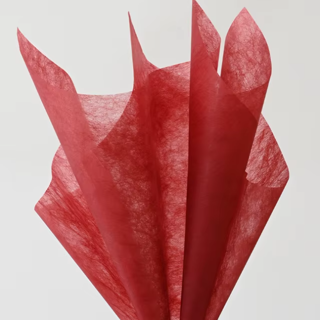 Papel de regalo floral de seda