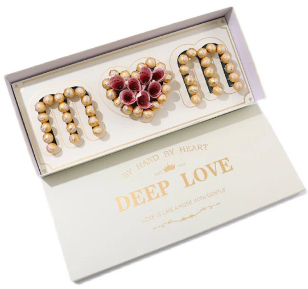 Caja floral "Love You Mom"