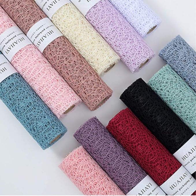 Hollow Net Floral Wrapping Mesh | Premium Flower Bouquet Wrap for Florists