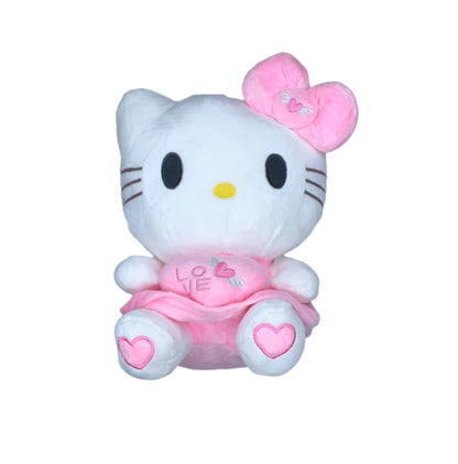 Pink Heart Hello Kitty Plushie