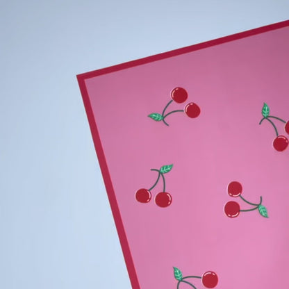 Cherry Floral Wrapping Paper