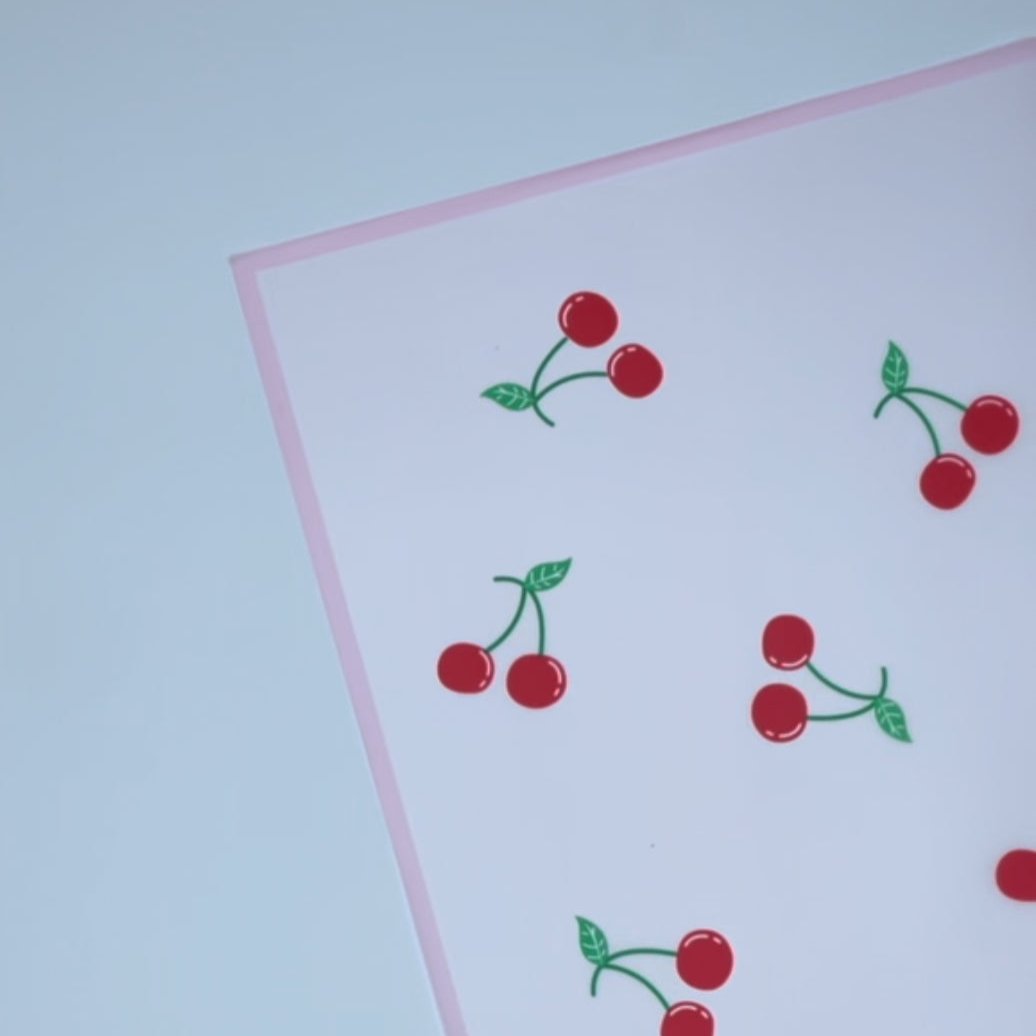 Cherry Floral Wrapping Paper