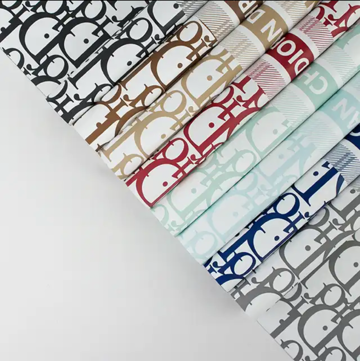 Papel de regalo floral de lujo