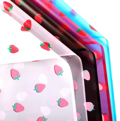 Strawberry Floral Wrapping Paper