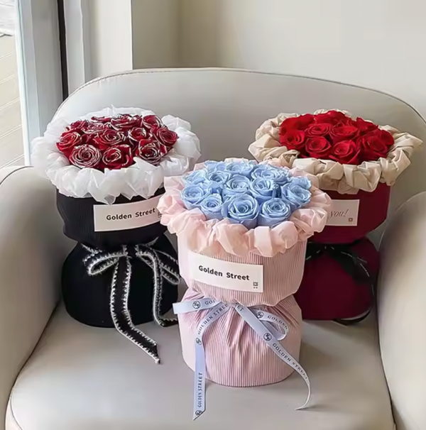 Velvet Fabric Floral Wrap