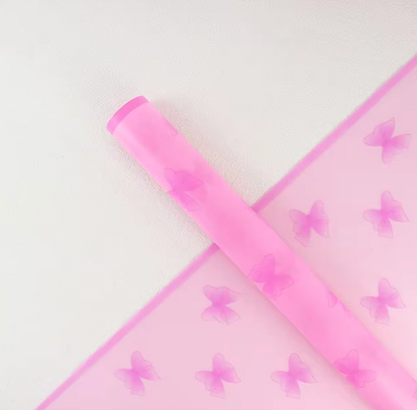 Bow Flower Wrapping Paper | Waterproof Bouquet Wrapping Paper