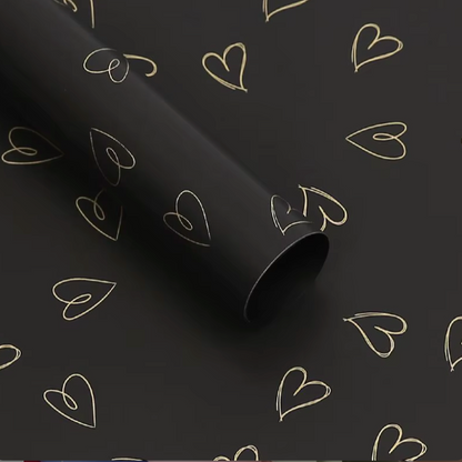 Heart Floral Wrapping Paper