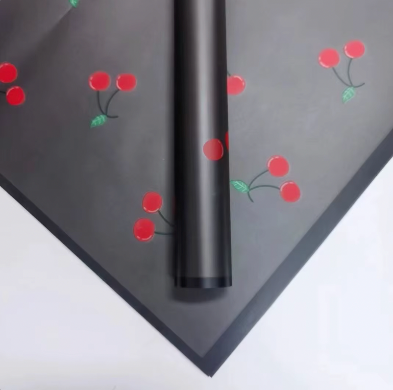Cherry Floral Wrapping Paper