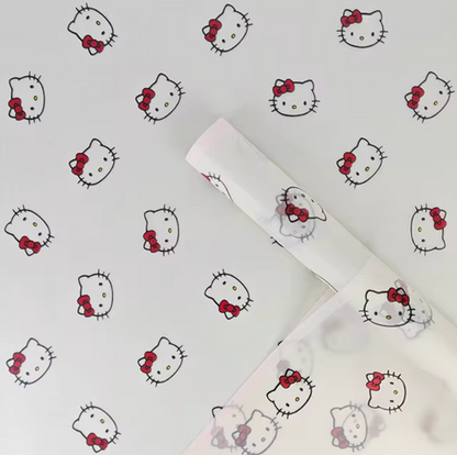 Hello Kitty Floral Wrapping Paper