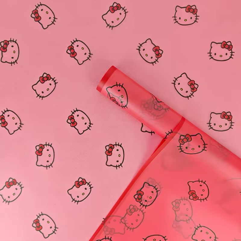 Hello Kitty Floral Wrapping Paper