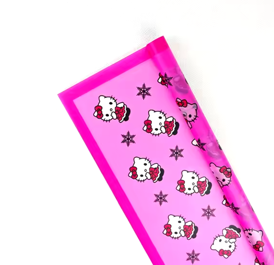 Hello kitty Snowflake Floral Wrapping Paper