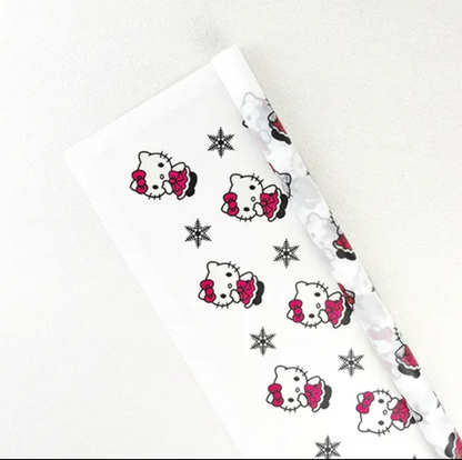 Hello kitty Snowflake Floral Wrapping Paper