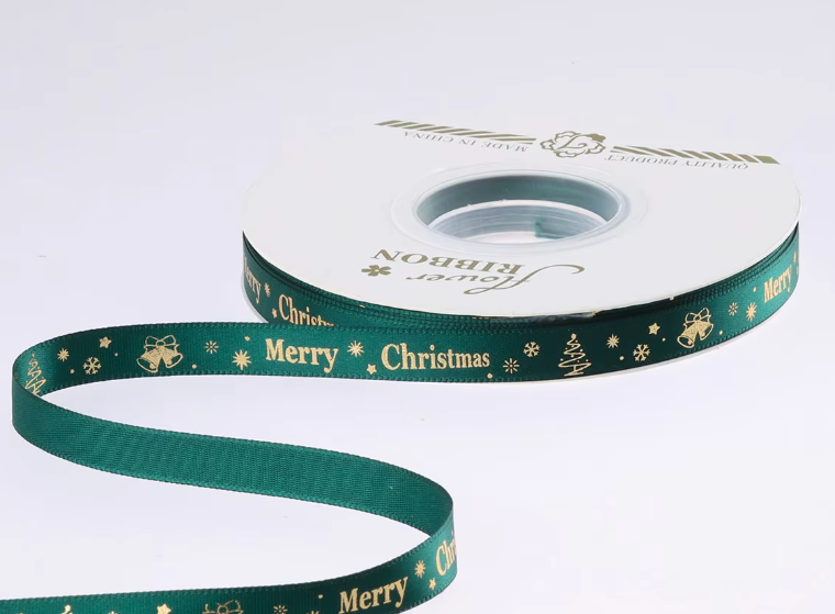 Christmas Floral Ribbons