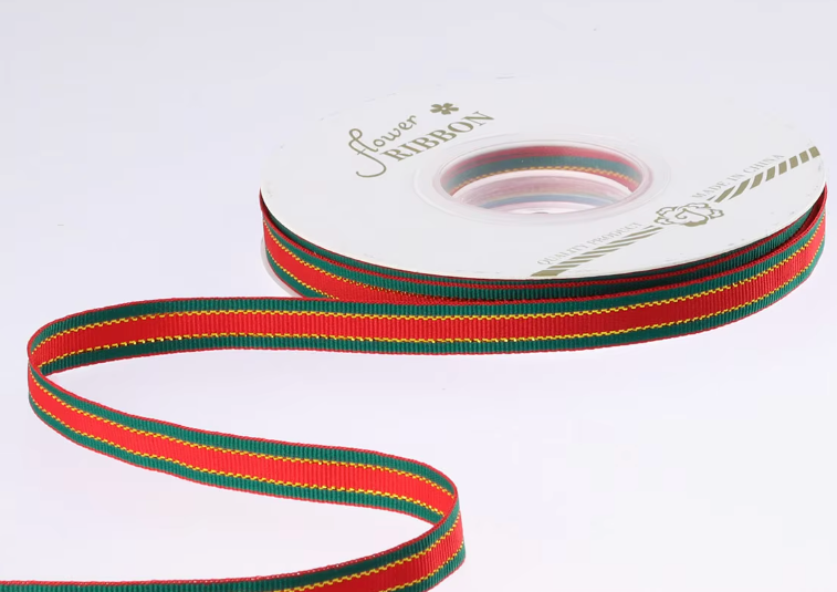 Christmas Floral Ribbons