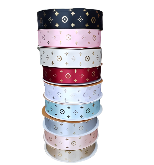 LV Luxury Floral Ribbon