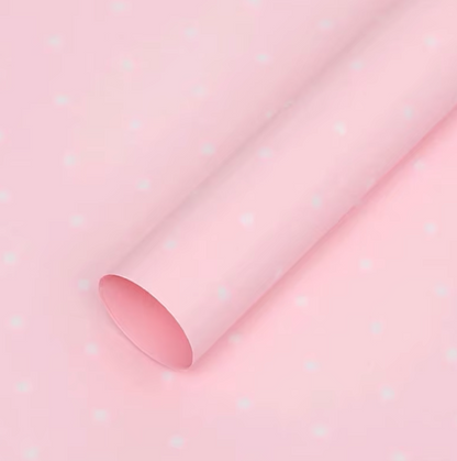 Polka Dots Floral Wrapping Paper