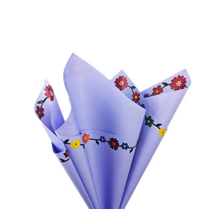 Flower Color Floral Wrapping Paper