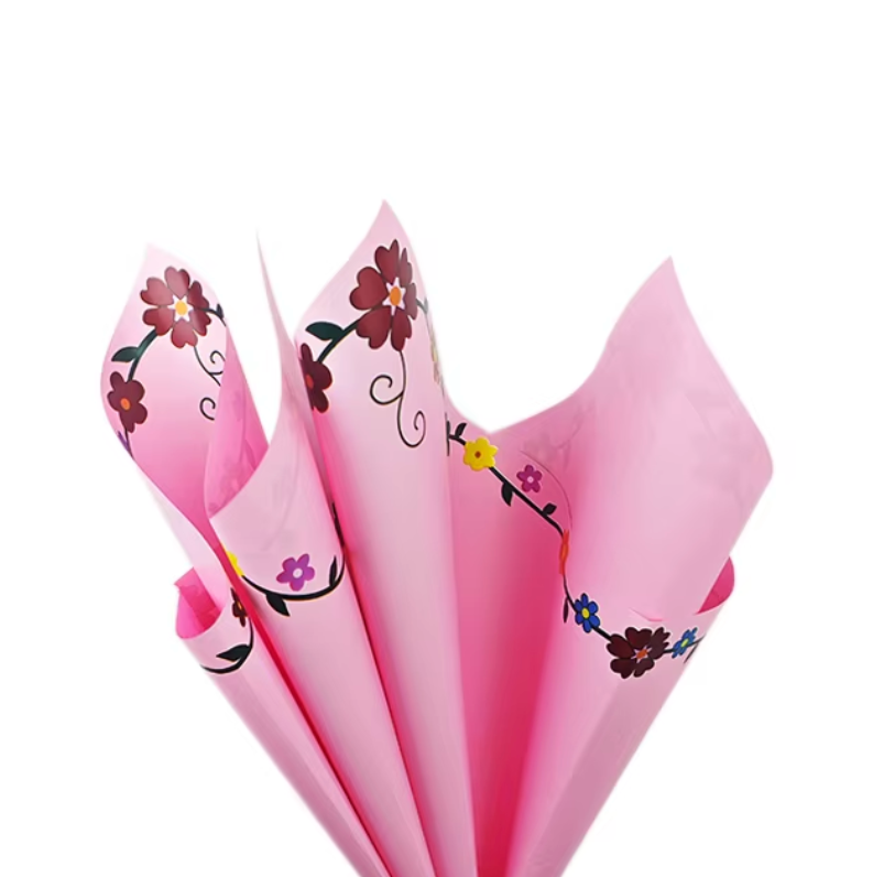 Flower Color Floral Wrapping Paper