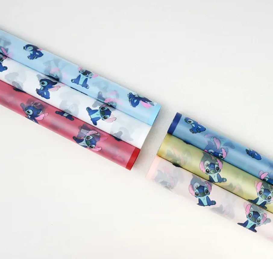 Stitch Floral Wrapping Paper