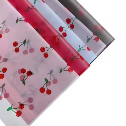 Cherry Floral Wrapping Paper