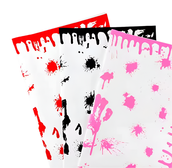 Halloween Blood Drip Floral Wrapping Paper | Premium Waterproof Bouquet Wrap