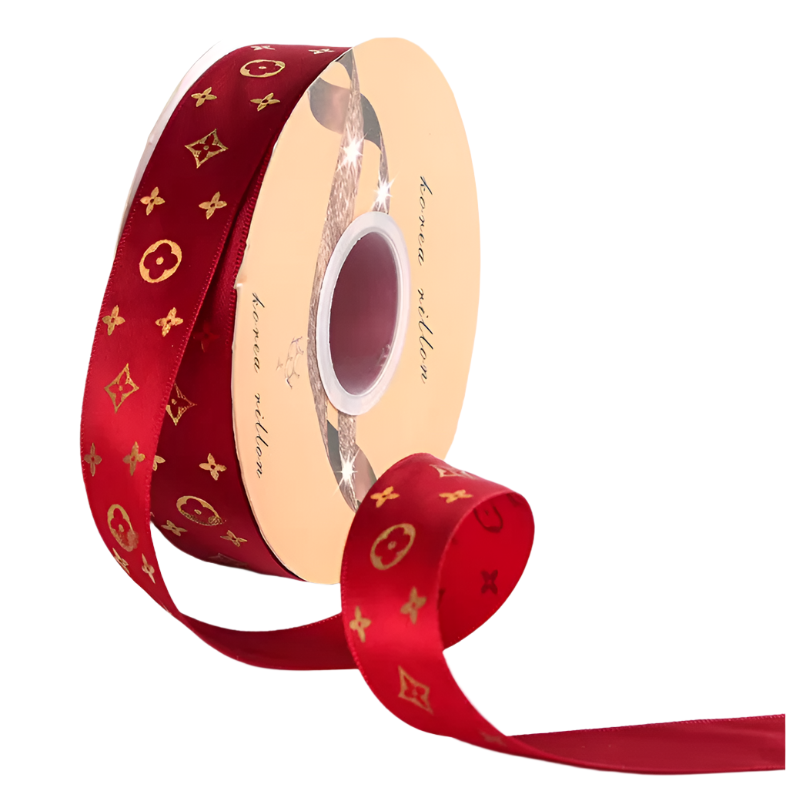 LV Luxury Floral Ribbon