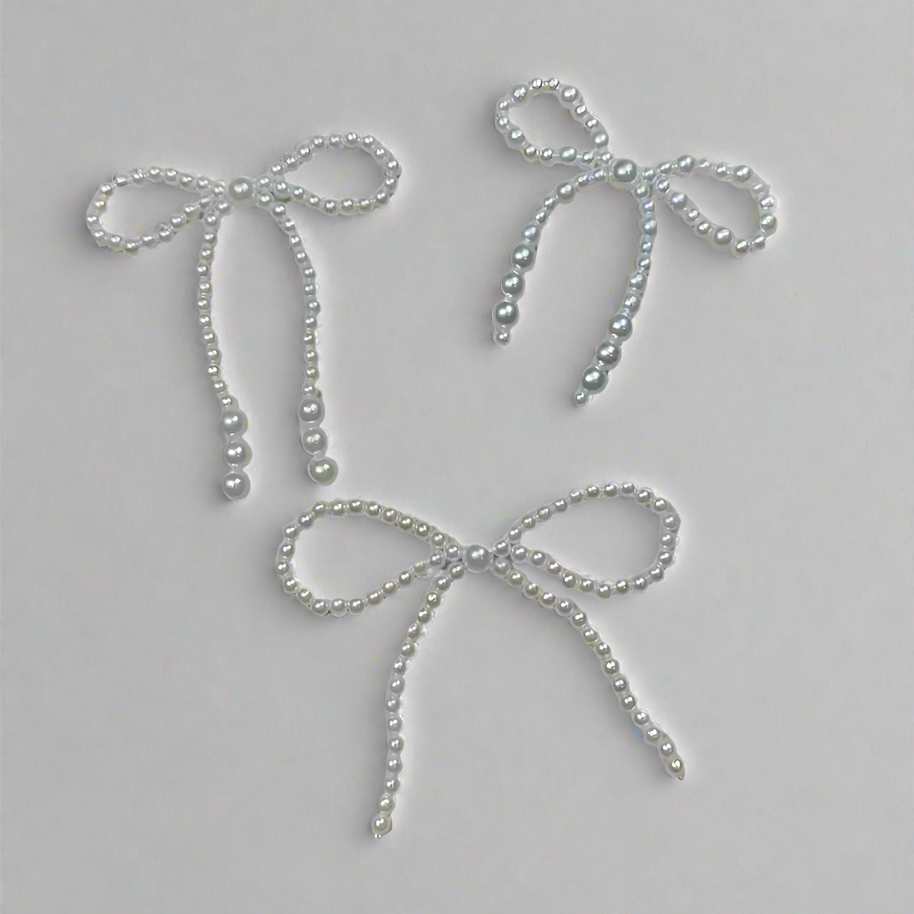 Pearl Bows for Bouquets