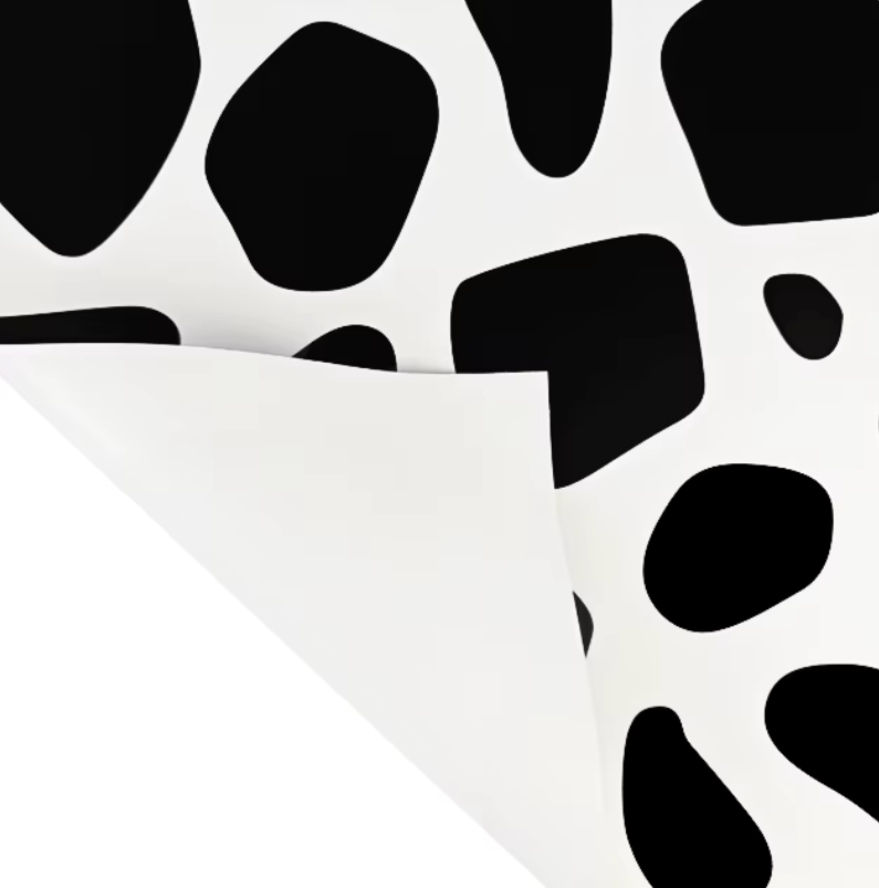 Cow Floral Wrapping Paper