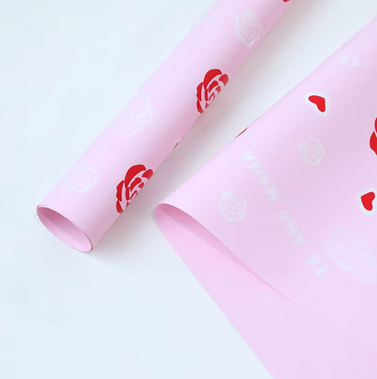 "Te Amo Mama" Floral Wrapping Paper