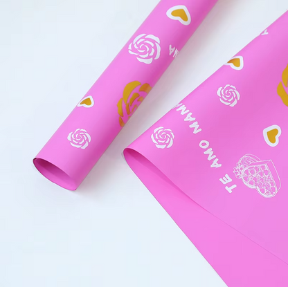"Te Amo Mama" Floral Wrapping Paper