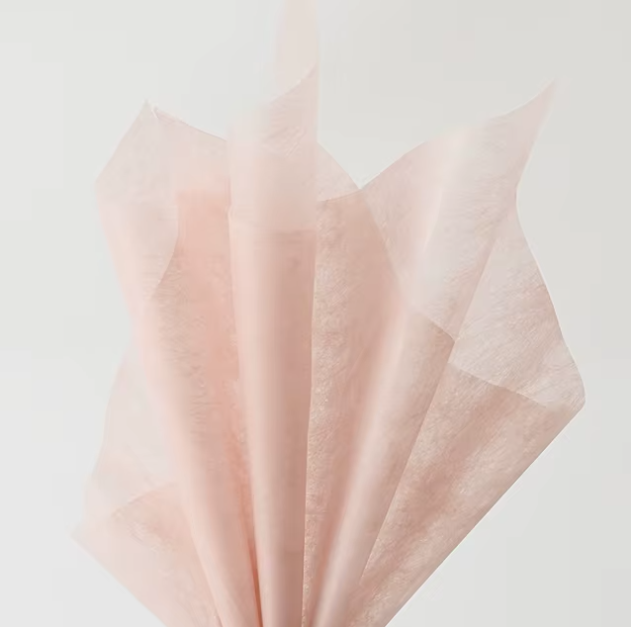 Papel de regalo floral de seda