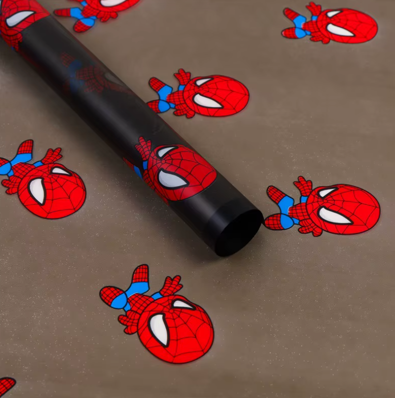 SpiderMan Floral Paper
