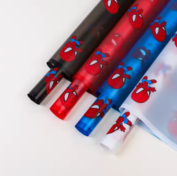Spider-Man Flower Wrapping Paper | Waterproof Bouquet Wrapping Paper