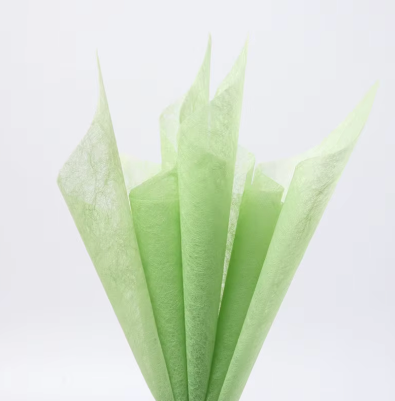 Papel de regalo floral de seda