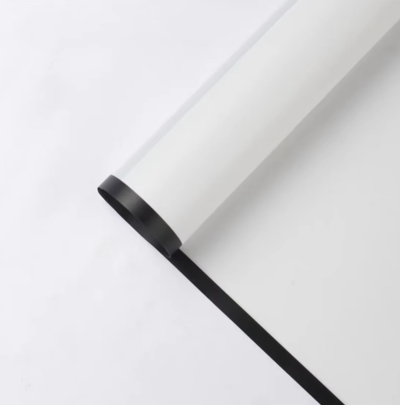 White & Black Transparent Wrapping Paper
