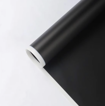 White & Black Transparent Wrapping Paper