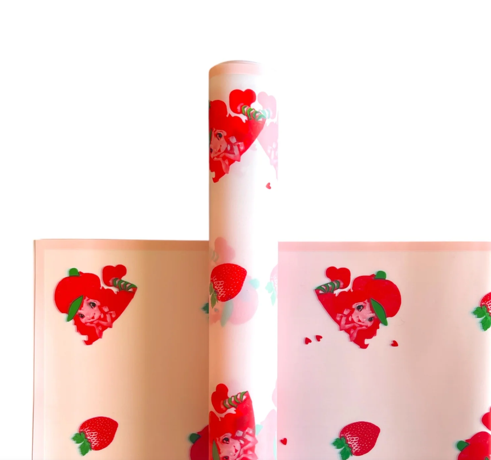 Strawberry Short Cake Floral Wrapping Paper